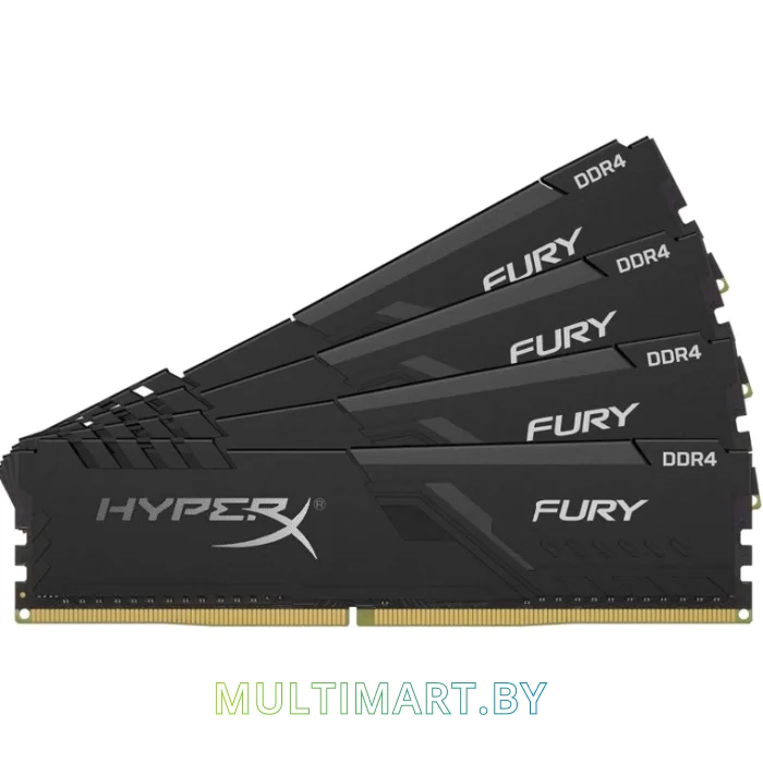Оперативная память HyperX Fury 4x16GB DDR4 PC4-21300 (HX426C16FB4K4/64)